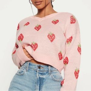 Strawberry Fashion Nova Sweater